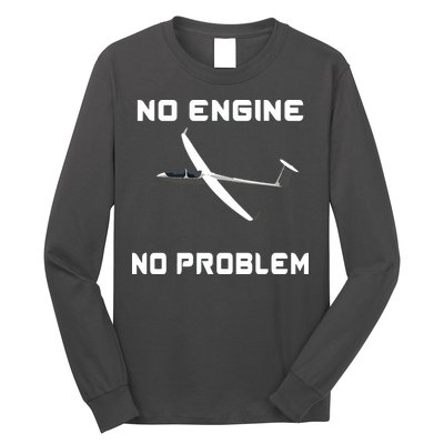 Glider Pilot Gliding Sailplane Flying Plane Long Sleeve Shirt