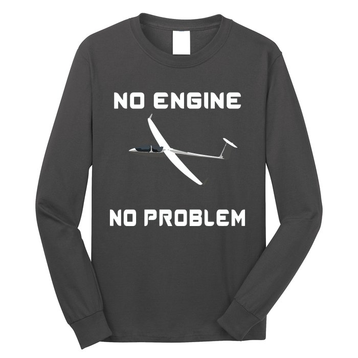 Glider Pilot Gliding Sailplane Flying Plane Long Sleeve Shirt