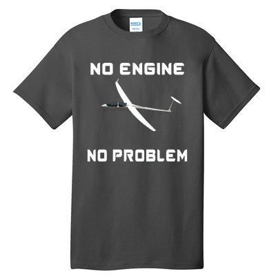 Glider Pilot Gliding Sailplane Flying Plane Tall T-Shirt