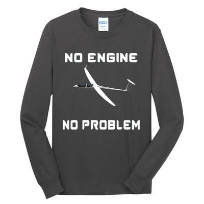 Glider Pilot Gliding Sailplane Flying Plane Tall Long Sleeve T-Shirt