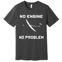 Glider Pilot Gliding Sailplane Flying Plane Premium T-Shirt