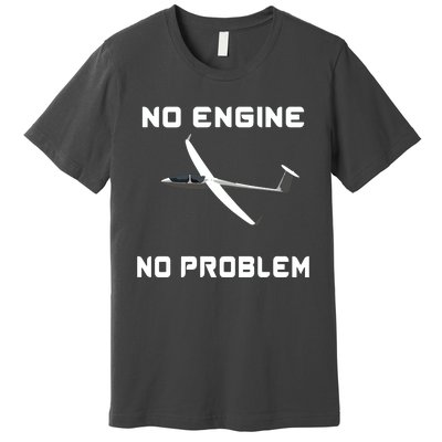 Glider Pilot Gliding Sailplane Flying Plane Premium T-Shirt