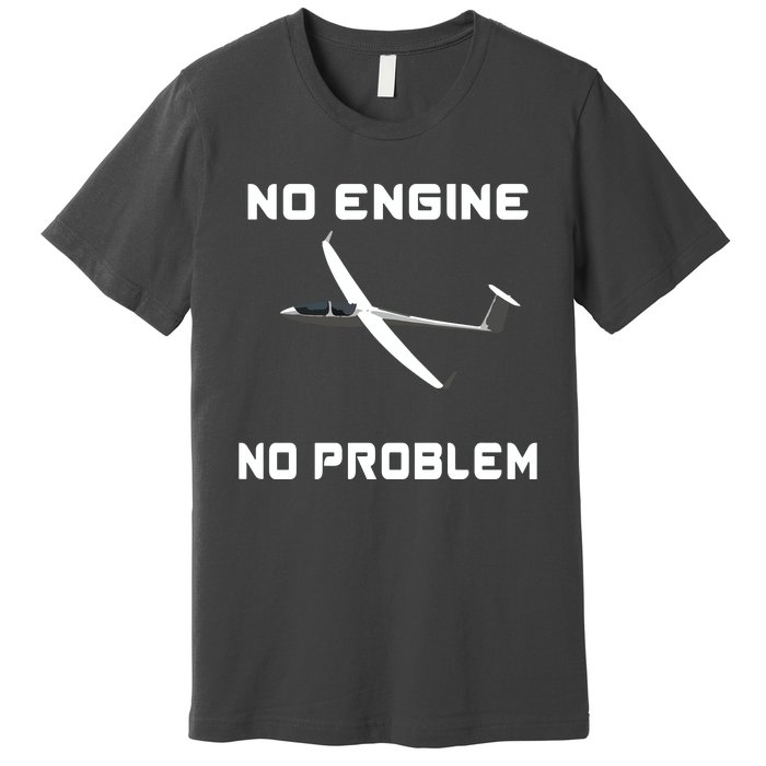 Glider Pilot Gliding Sailplane Flying Plane Premium T-Shirt