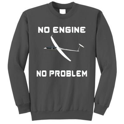 Glider Pilot Gliding Sailplane Flying Plane Tall Sweatshirt