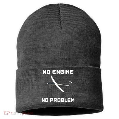 Glider Pilot Gliding Sailplane Flying Plane Sustainable Knit Beanie