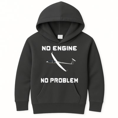 Glider Pilot Gliding Sailplane Flying Plane Kids Hoodie