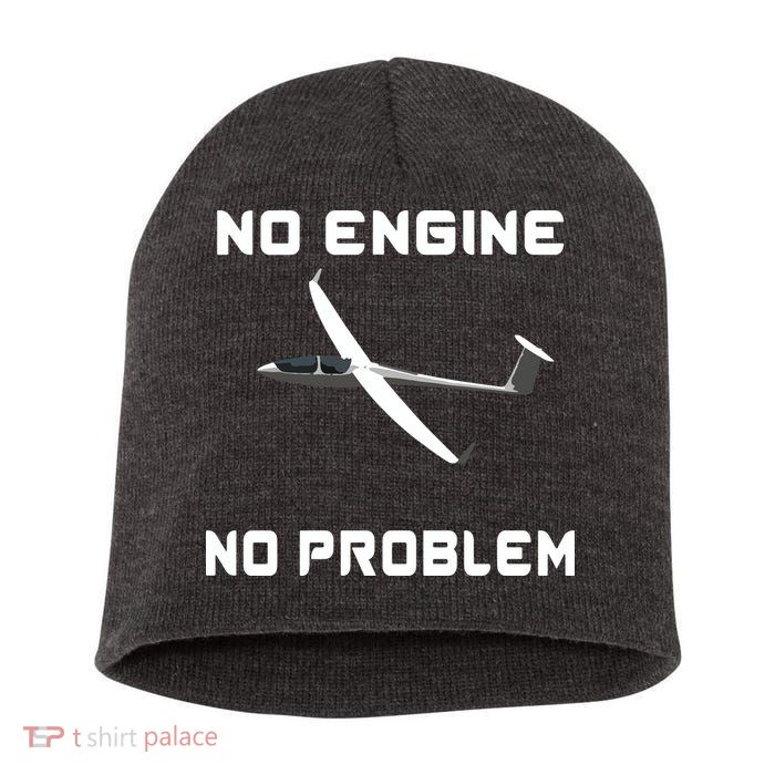 Glider Pilot Gliding Sailplane Flying Plane Short Acrylic Beanie