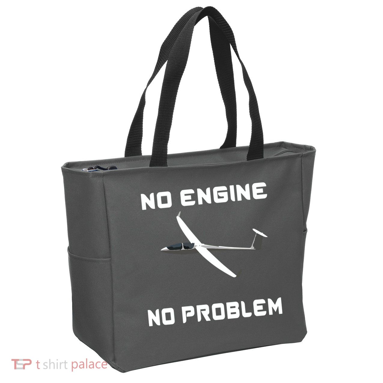 Glider Pilot Gliding Sailplane Flying Plane Zip Tote Bag