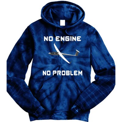 Glider Pilot Gliding Sailplane Flying Plane Tie Dye Hoodie