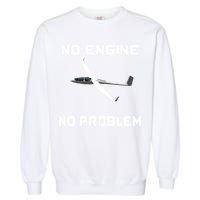 Glider Pilot Gliding Sailplane Flying Plane Garment-Dyed Sweatshirt