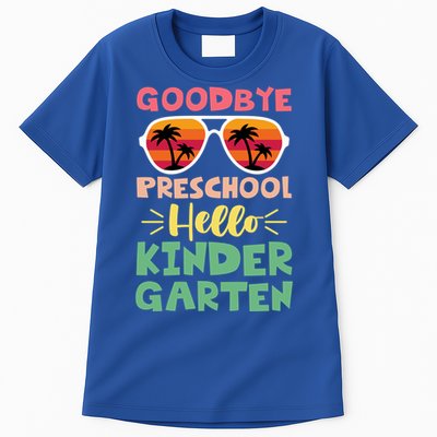 Goodbye Preschool Hello Kindergarten Goodbye Preschool Gift Tall T-Shirt