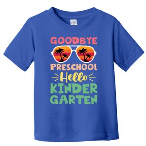 Goodbye Preschool Hello Kindergarten Goodbye Preschool Gift Toddler T-Shirt