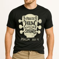 Guitarists Praise Him With The Strings Acoustic Guitar Music Performance Shirt