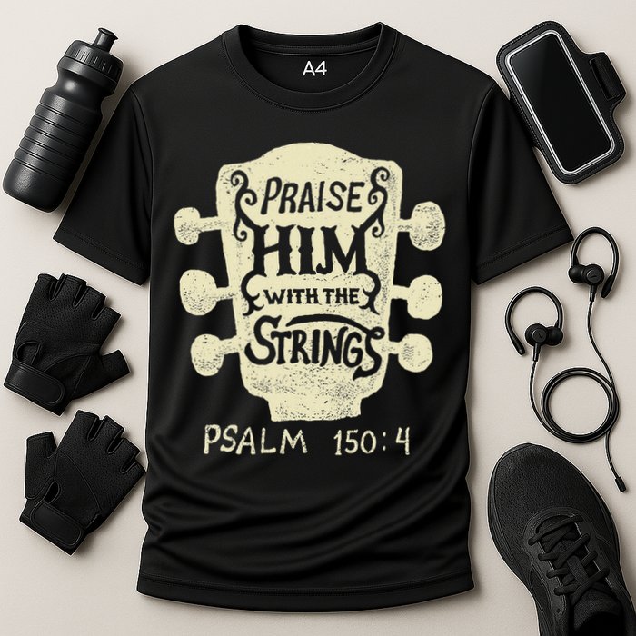 Guitarists Praise Him With The Strings Acoustic Guitar Music Performance Shirt