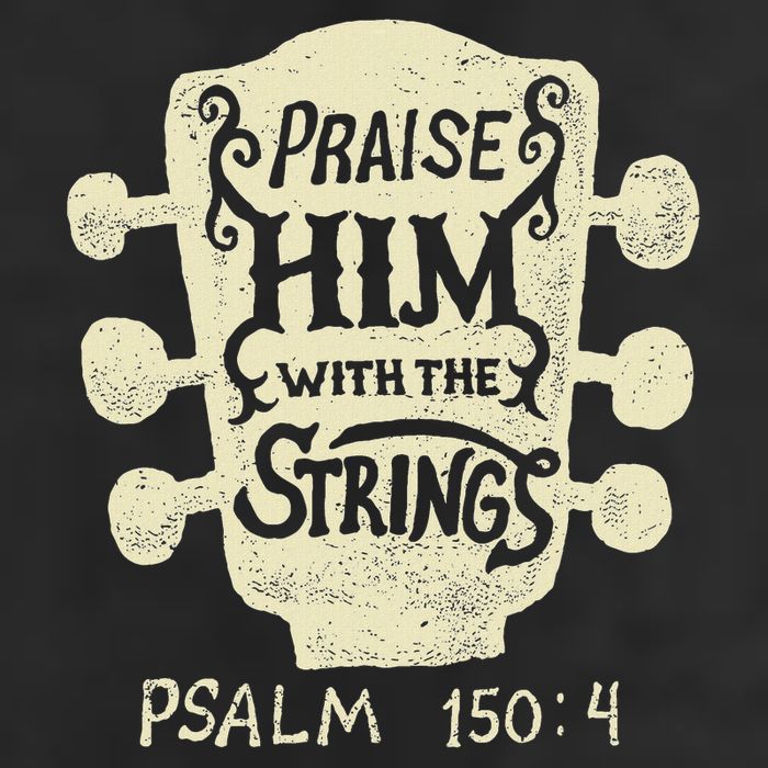 Guitarists Praise Him With The Strings Acoustic Guitar Music 11oz C Handle Ceramic Mug