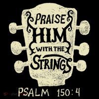 Guitarists Praise Him With The Strings Acoustic Guitar Music 16 in Basic Backpack