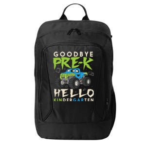 Goodbye PreK Hello Kindergarten Graduation Gift City Backpack