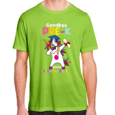 Goodbye Prek Hello Kindergarten Last Day Of School Adult ChromaSoft Performance T-Shirt