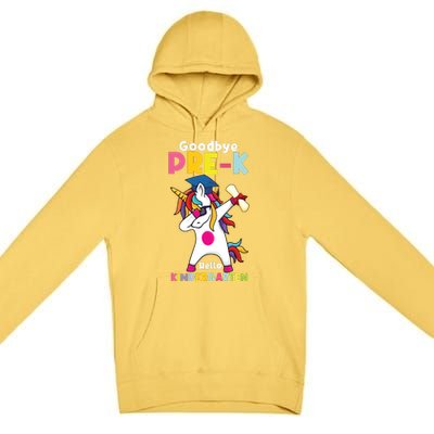 Goodbye Prek Hello Kindergarten Last Day Of School Premium Pullover Hoodie