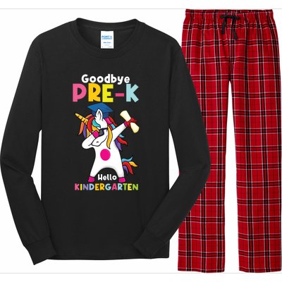 Goodbye Prek Hello Kindergarten Last Day Of School Long Sleeve Pajama Set