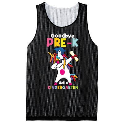 Goodbye Prek Hello Kindergarten Last Day Of School Mesh Reversible Basketball Jersey Tank