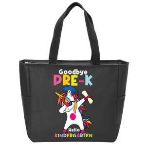 Goodbye Prek Hello Kindergarten Last Day Of School Zip Tote Bag