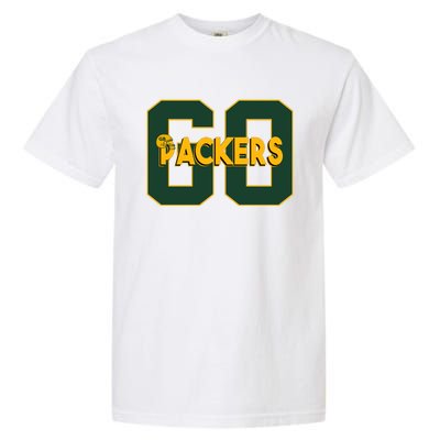 Go Packers Helmet Garment-Dyed Heavyweight T-Shirt