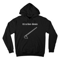 Garden Pun Hoe Down Sad Look Face Hoodie