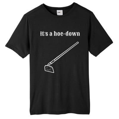 Garden Pun Hoe Down Sad Look Face Tall Fusion ChromaSoft Performance T-Shirt