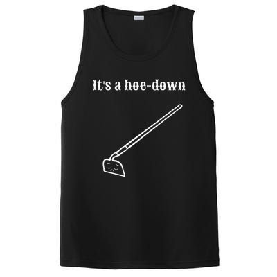 Garden Pun Hoe Down Sad Look Face PosiCharge Competitor Tank