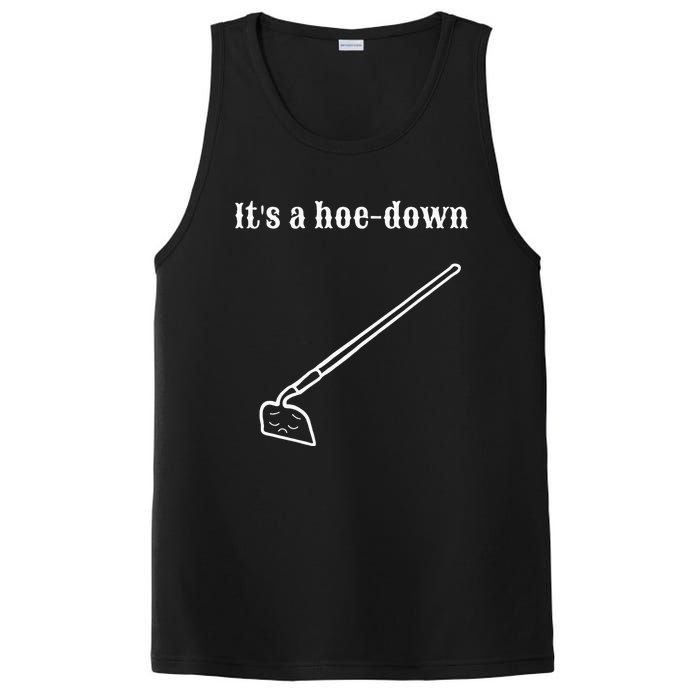 Garden Pun Hoe Down Sad Look Face PosiCharge Competitor Tank