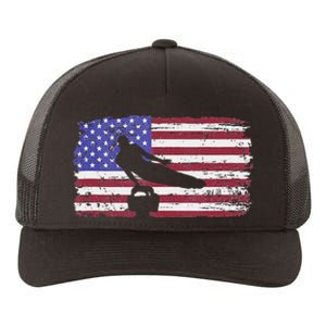 Gymnastics Pommel Horse Guy Usa American Flag Sports Team Yupoong Adult 5-Panel Trucker Hat