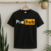 Game Pool Hub Billiard Balls & Cue Stick Gift T-Shirt