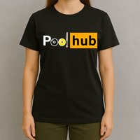 Game Pool Hub Billiard Balls & Cue Stick Gift T-Shirt