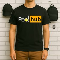 Game Pool Hub Billiard Balls & Cue Stick Gift T-Shirt