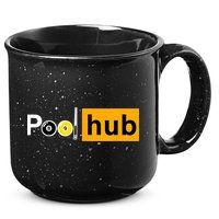 Game Pool Hub Billiard Balls & Cue Stick Gift 15oz Campfire Ceramic Mug