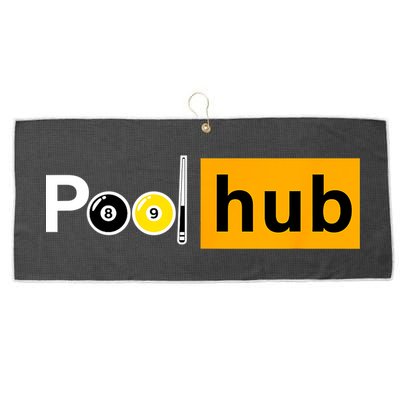 Game Pool Hub Billiard Balls & Cue Stick Gift Large Microfiber Waffle Golf Towel