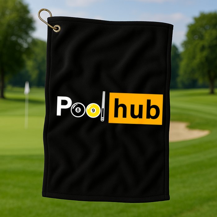 Game Pool Hub Billiard Balls & Cue Stick Gift Golf Towel