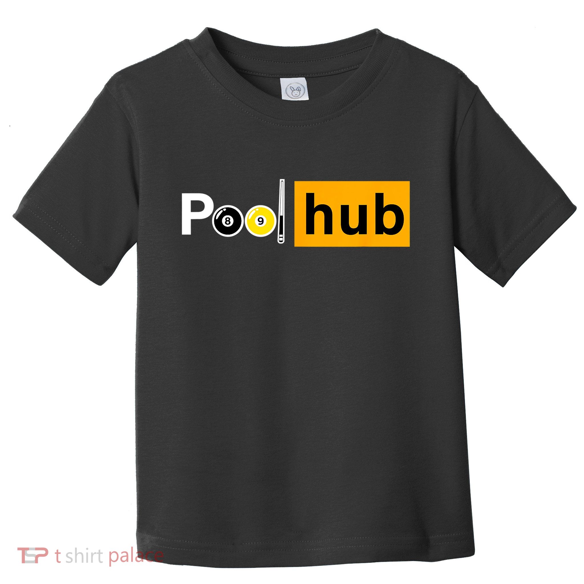 Game Pool Hub Billiard Balls & Cue Stick Gift Toddler T-Shirt