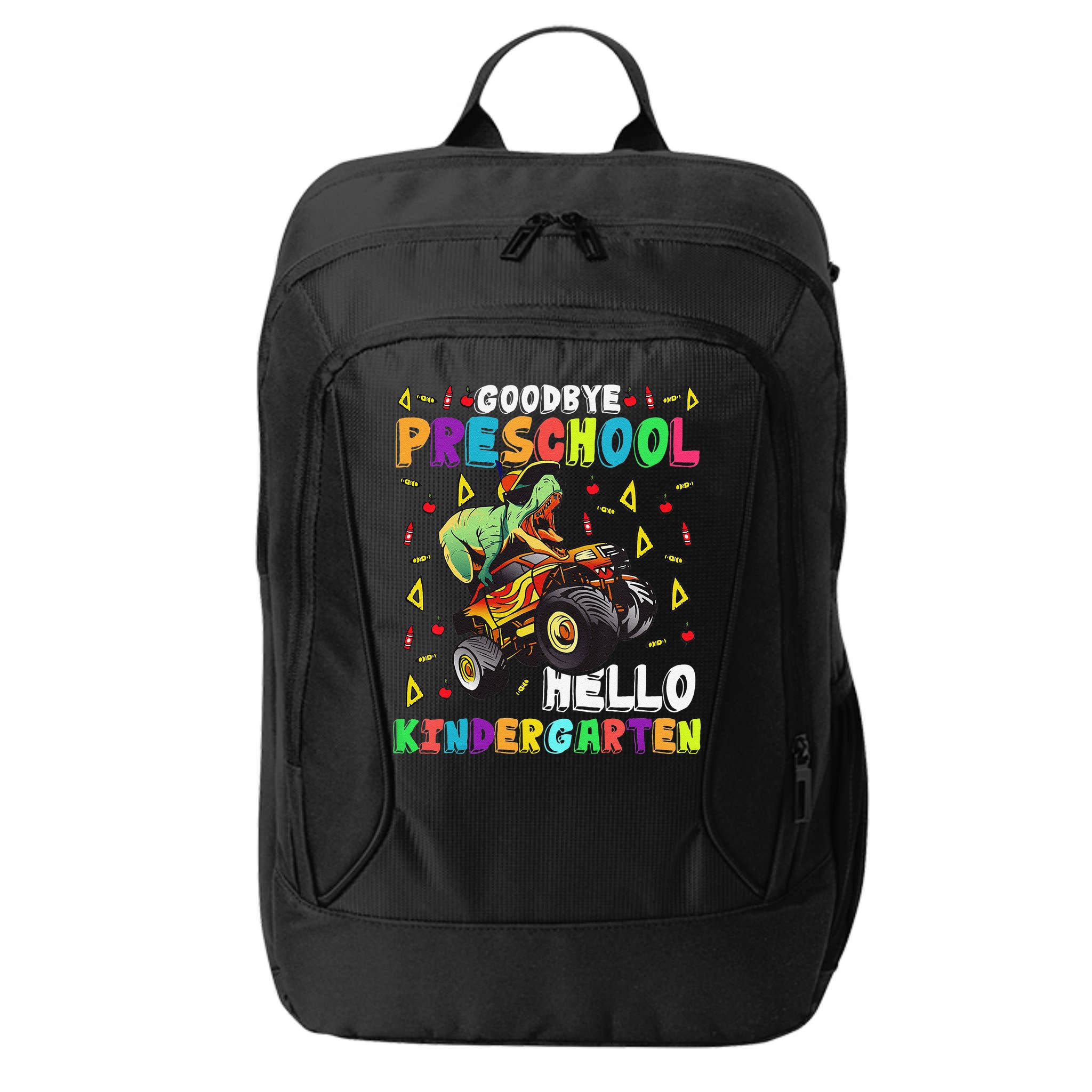 Goodbye PreK Hello Kindergarten Here I Come Graduation City Backpack