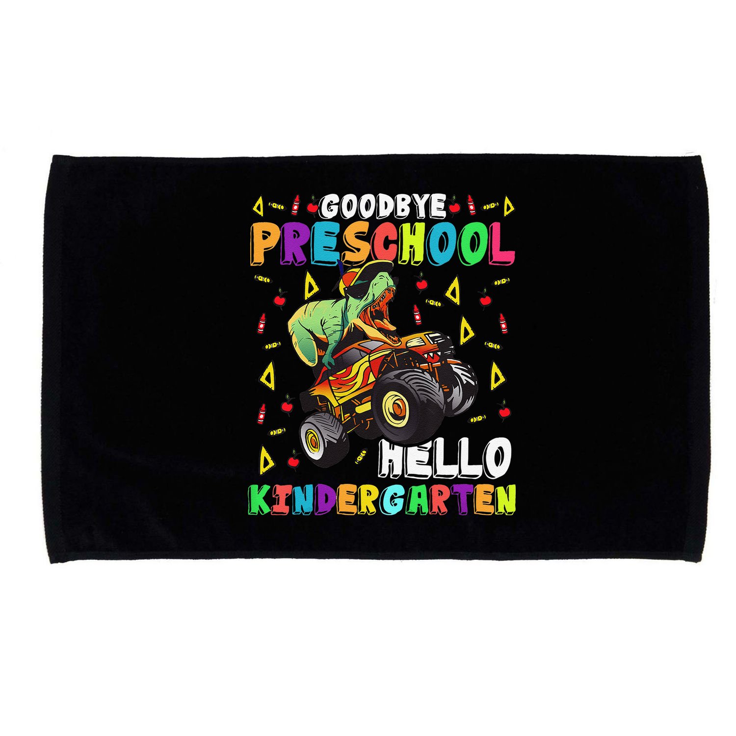 Goodbye PreK Hello Kindergarten Here I Come Graduation Microfiber Hand Towel