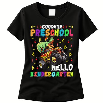 Goodbye PreK Hello Kindergarten Here I Come Graduation Womens T-Shirt