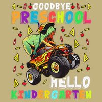 Goodbye PreK Hello Kindergarten Here I Come Graduation Button