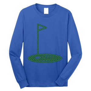 Golf Player Hole St Patrick's Day Gift Long Sleeve Shirt