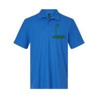 Golf Player Hole St Patrick's Day Gift Softstyle Adult Sport Polo