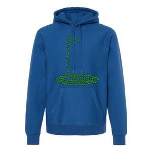 Golf Player Hole St Patrick's Day Gift Premium Hoodie