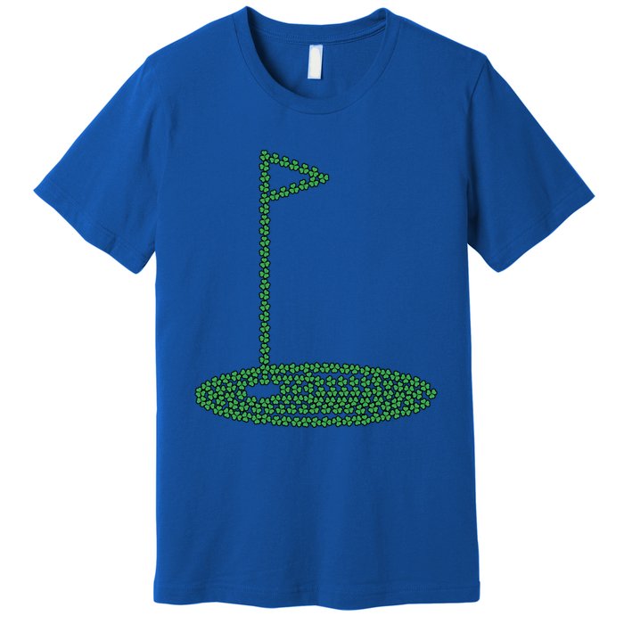 Golf Player Hole St Patrick's Day Gift Premium T-Shirt