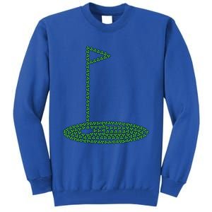 Golf Player Hole St Patrick's Day Gift Tall Sweatshirt