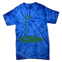 Golf Player Hole St Patrick's Day Gift Tie-Dye T-Shirt