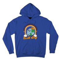 Go Planet Its Your Earth Day Teacher Groovy Environt Gift Hoodie